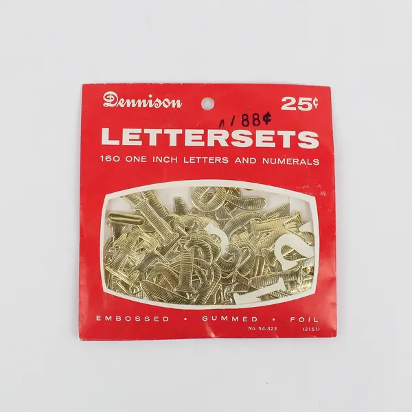 Lot of 3 Alphabet Letters & Numbers Sticker Scrapbooking Sheets
