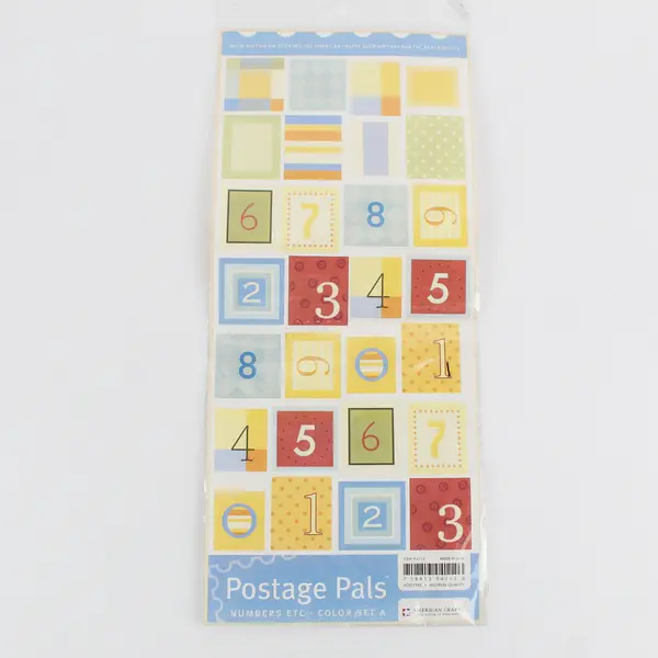 Lot of 3 Alphabet Letters & Numbers Sticker Scrapbooking Sheets