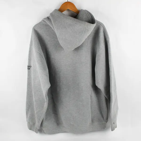 NFL Team Apparel Reebok Men's L Gray Houston Texas Football Heavyweight Hoodie