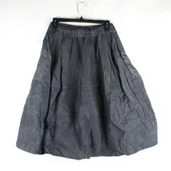 NICO. Nicholson & Nicholson Women's 36 Dark Denim Betty-W Skirt w/Drawstring
