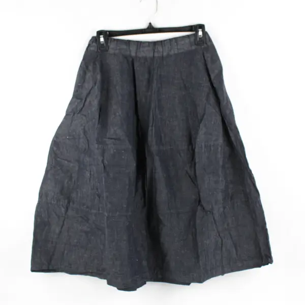 NICO. Nicholson & Nicholson Women's 36 Dark Denim Betty-W Skirt w/Drawstring