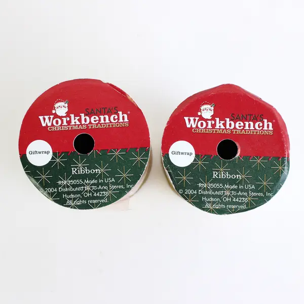 Lot of 2 Tubes Curling Ribbon 80 ft. ea Silver Gold & Bronze Colors New 2004