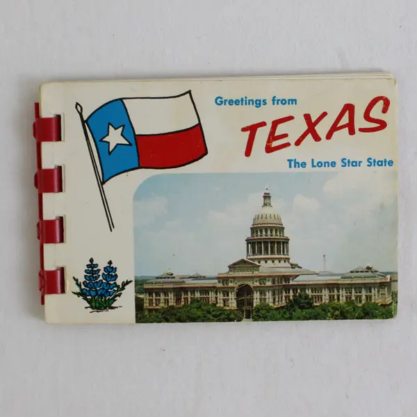 Vintage Greetings From Texas Lone Star State Souvenir Booklet Travel Memorabilia