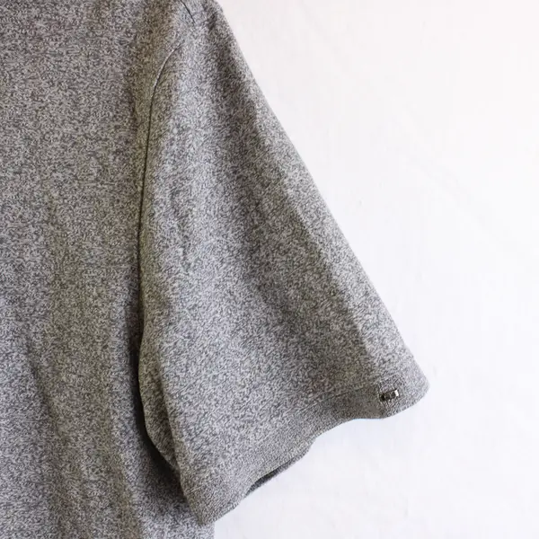 Calvin Klein Men's Heather Gray 100% Cotton Short Sleeve Polo Shirt