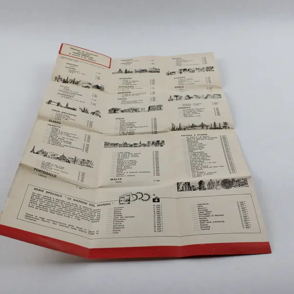 Vintage View Master Bilingual Italian French German Catalog Brochure