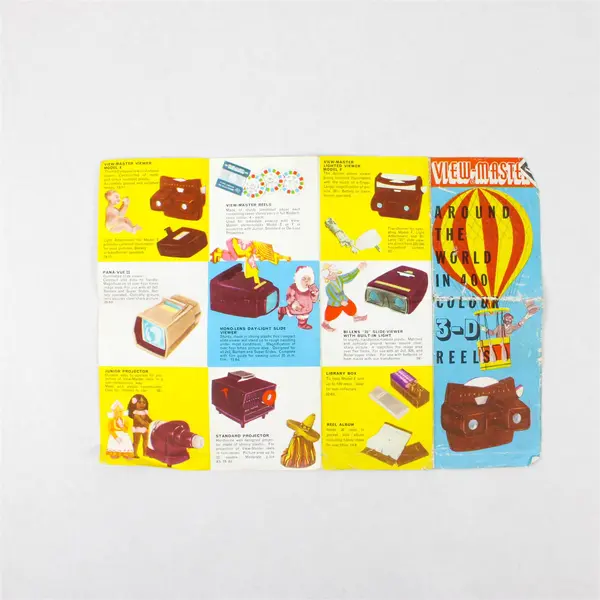 Lot Of 2 Vintage View Master England Product Catalog Brochures