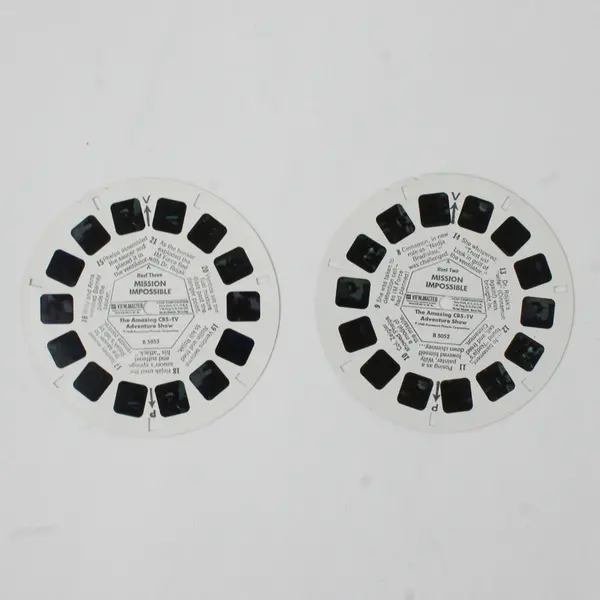 Set Of 2 Vintage View Master B5052 B5053 Mission Impossible TV Show Reels