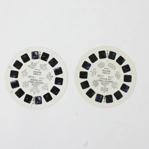 Set Of 2 Vintage View Master B4771 B4773 TV Shows at Universal Studios Reels