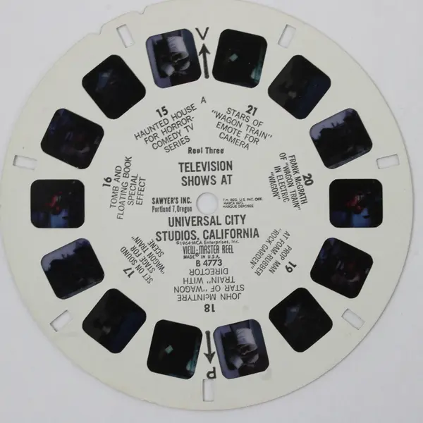 Set Of 2 Vintage View Master B4771 B4773 TV Shows at Universal Studios Reels