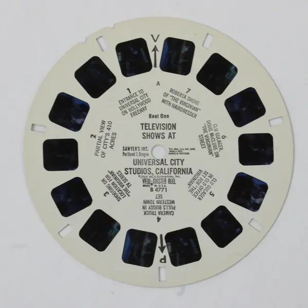 Set Of 2 Vintage View Master B4771 B4773 TV Shows at Universal Studios Reels