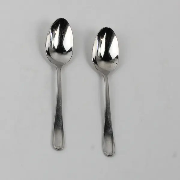 Lot of 2 Oneida OHS337 18/0 Stainless Tablespoons Flatware 7" Long