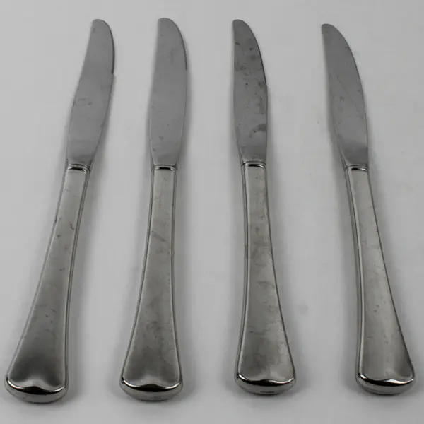 Lot Of 4 Oneida Canada/Distinction (Stainless) Flatware Dinner Knives 9" Long