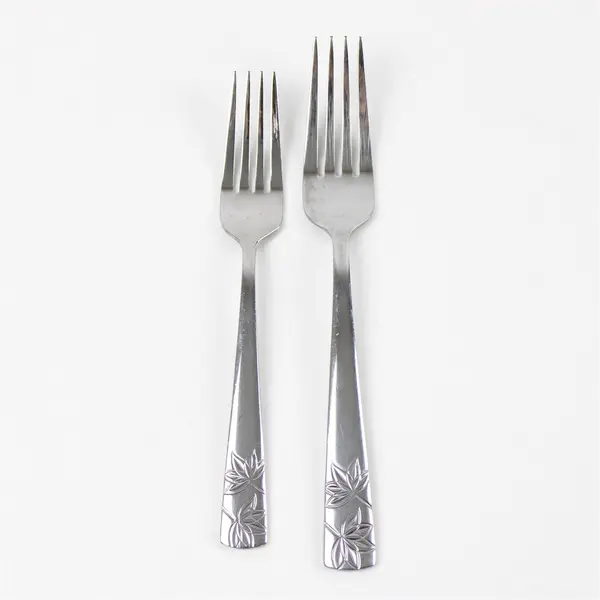 Lot of 2 Oneida OHS408 Forks Glossy Stainless Flatware