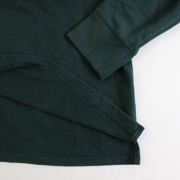 Goodfellow & Co. Men's M Dark Green Long Sleeve Cotton Blend Pullover Shirt