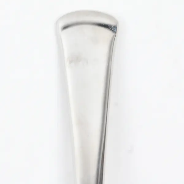 Lot of 2 Fortunoff Stainless Pierced Serving Spoon Dinner Fork Flatware