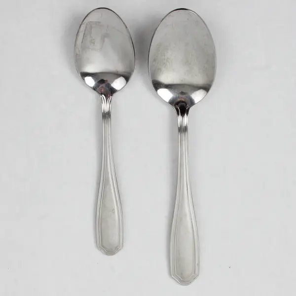 Lot of 2 Wallace WAS223 Tablespoon Teaspoon Stainless Bands Glossy Silverware