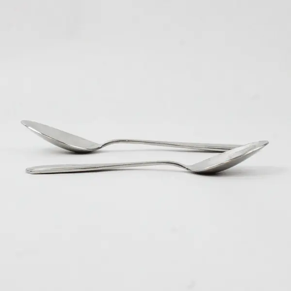 Lot of 2 Wallace WAS223 Tablespoon Teaspoon Stainless Bands Glossy Silverware