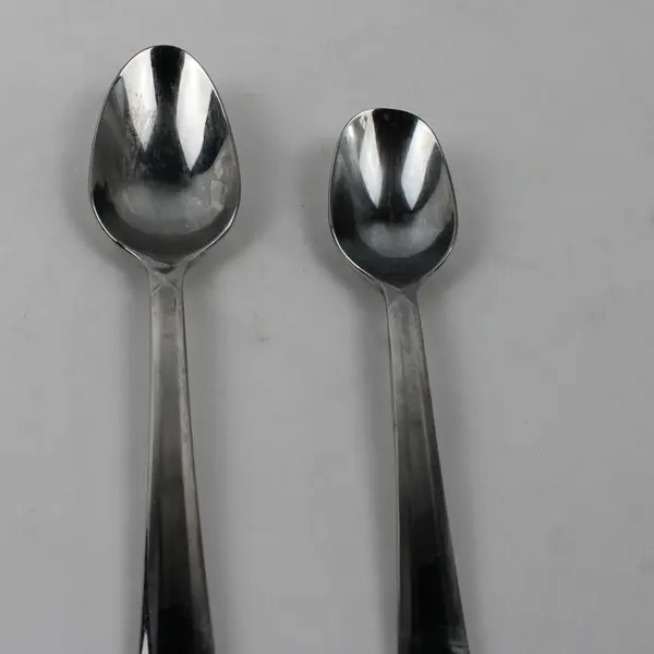 Lot Of 4 Oneida Silver Chroma (Stainless) Flatware 3 Soup Spoons & 1 Sugar