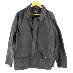 Lands End Men's L (42-44) Black Stormraker Jacket No Hood