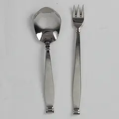 Lot of 2 Oneida Kensington Seafood Cocktail Fork Egg Spoon Flatware