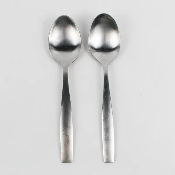 Lot Of 2 Oneida Silver Cannon (Stainless) Flatware Solid Serving Spoon 9" Long