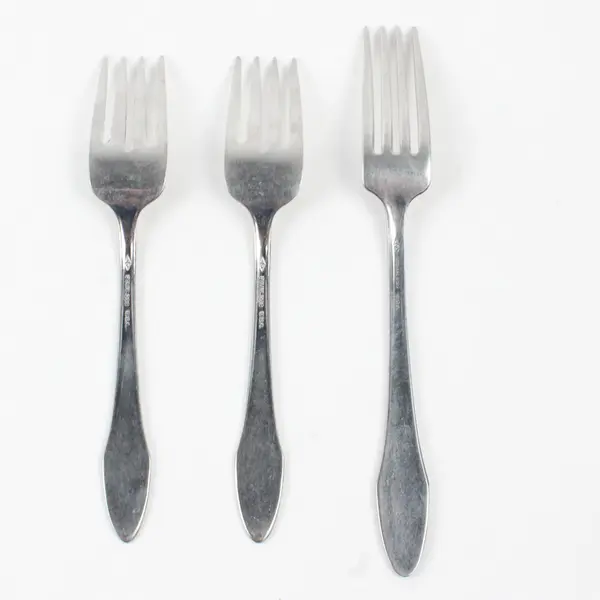 Lot of 3 Oneida  Dinner Forks Salad Fork Stainless Flatware