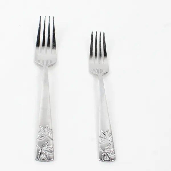Lot of 2 Oneida Forks Stainless Steel Flatware 7.5" Long