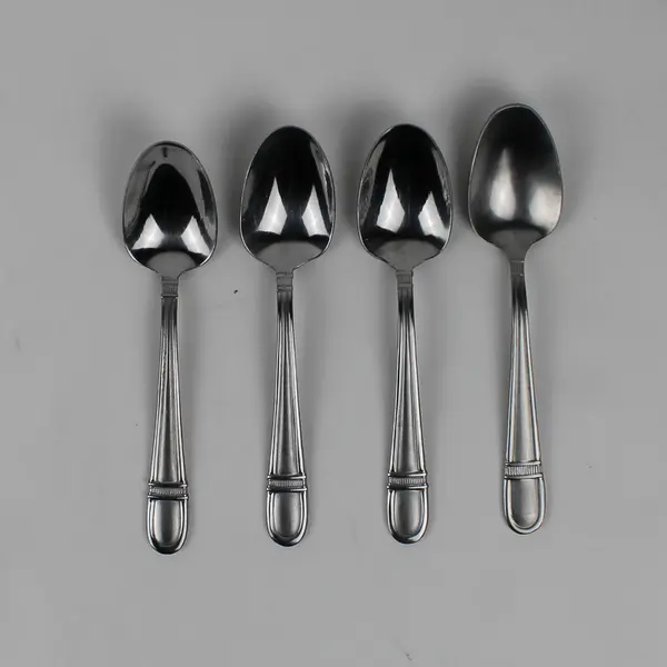 Lot Of 4 Oneida Silver Colonnade (Stainless) Flatware Teaspoons 6.5" Long
