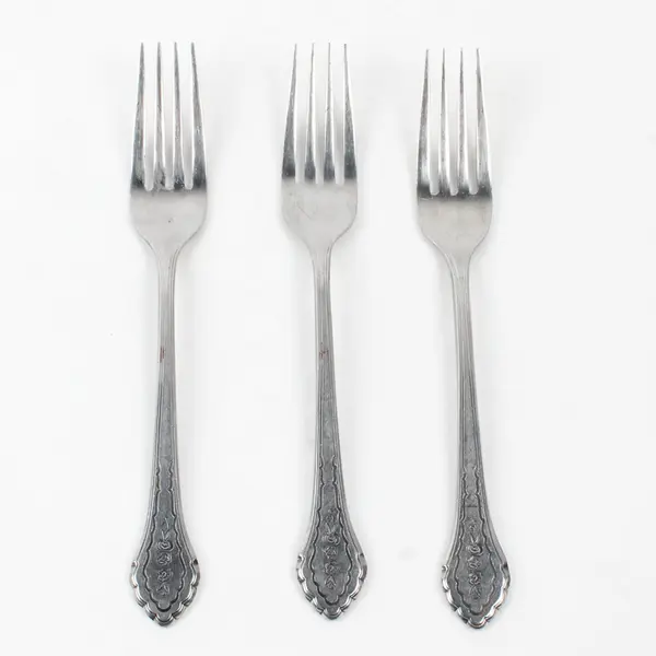 Lot of 3 Northland Holyanne Forks Stainless Flatware 7.5" Long