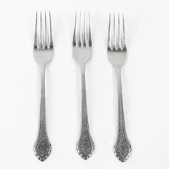 Lot of 3 Northland Holyanne Forks Stainless Flatware 7.5" Long
