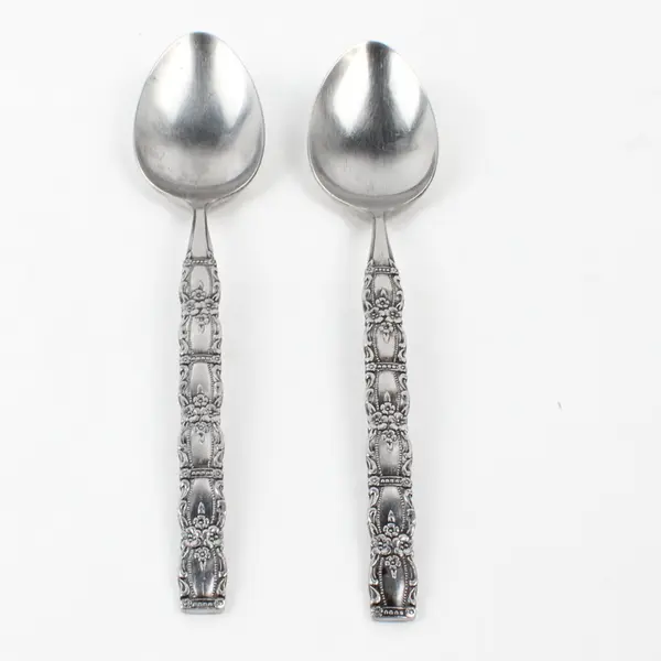  Lot of 2 Oneida Northland Houston Tablespoon Stainless 8.5" Long Flatware