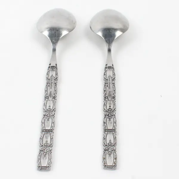  Lot of 2 Oneida Northland Houston Tablespoon Stainless 8.5" Long Flatware