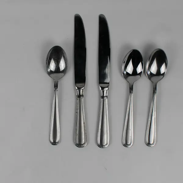 Lot Of 5 Oneida Silver Carranza (Stainless) Flatware 3 Soup Spoon 2 Dinner Knife