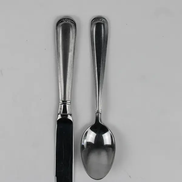 Lot Of 5 Oneida Silver Carranza (Stainless) Flatware 3 Soup Spoon 2 Dinner Knife