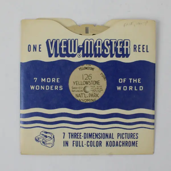 View Master Single Reel 126 Yellowstone National Park Wyoming