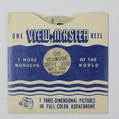 View Master Single Reel 128 Yellowstone National Park Wyoming