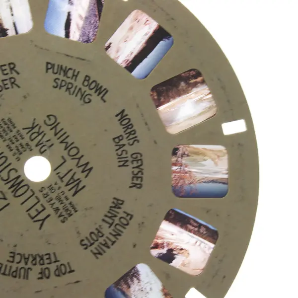 View Master Single Reel 128 Yellowstone National Park Wyoming