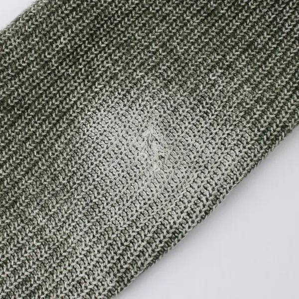 WoolOvers Women's S Heather Green Button Up Cardigan Cotton/Wool/Alpaca