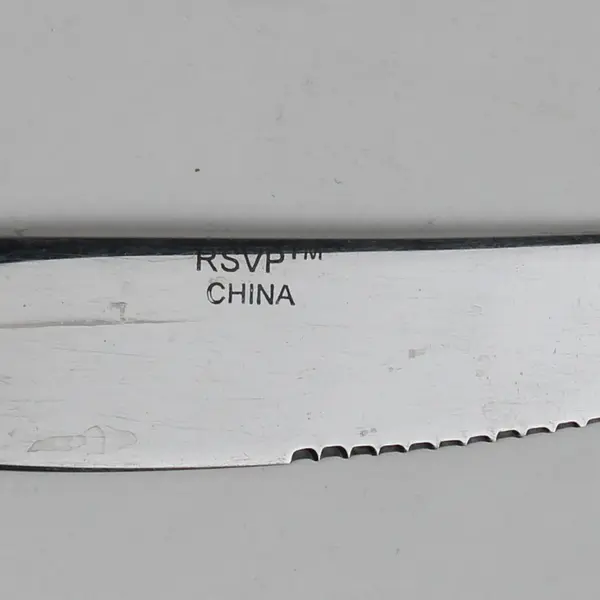 Lot of 4 RSVP Stonegate Stainless Steak Dinner Knives Flatware 9.5" Long
