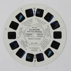 View Master Single Reel RP-A 3062 Yellowstone National Park Wyoming