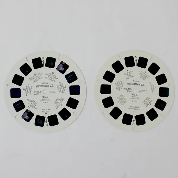 Lot Of 2 Sawyer's View Master A7901 A7903 Washington DC Reels