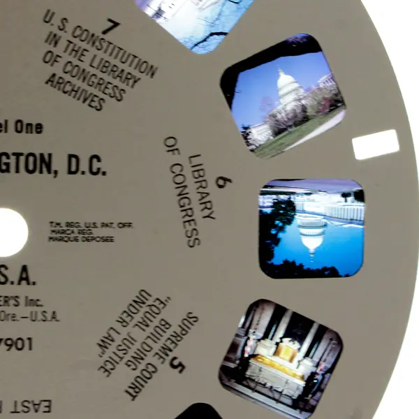 Lot Of 2 Sawyer's View Master A7901 A7903 Washington DC Reels