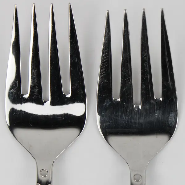 Lot Of 2 Oneida Silver Cirque (Stainless) Flatware Serving Forks 8.75" Long