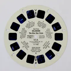 View Master Single Reel A 7703 Delaware The Blue Hen State
