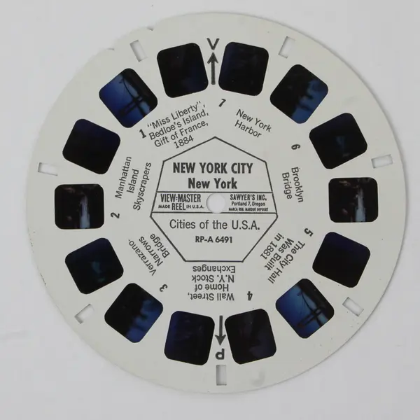 View Master Single Reel RP-A 6491 New York City New York