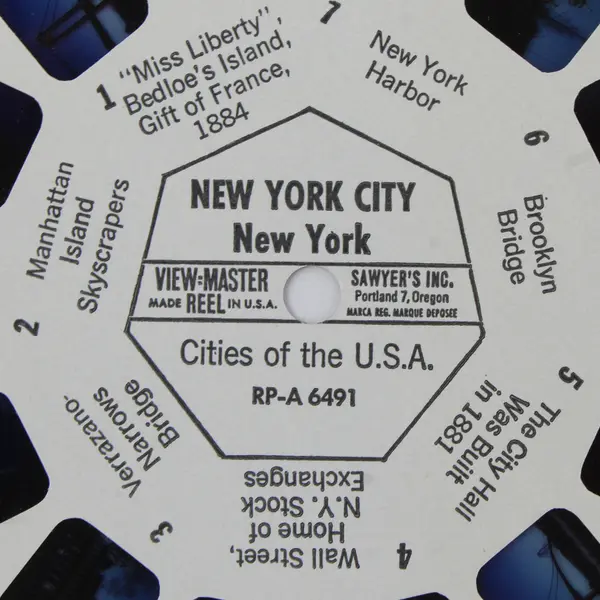 View Master Single Reel RP-A 6491 New York City New York