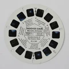 View Master Single Reel RP-A 1582 Hoover Dam Nevada-Arizona 