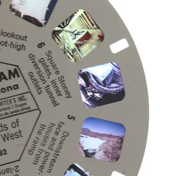 View Master Single Reel RP-A 1582 Hoover Dam Nevada-Arizona 