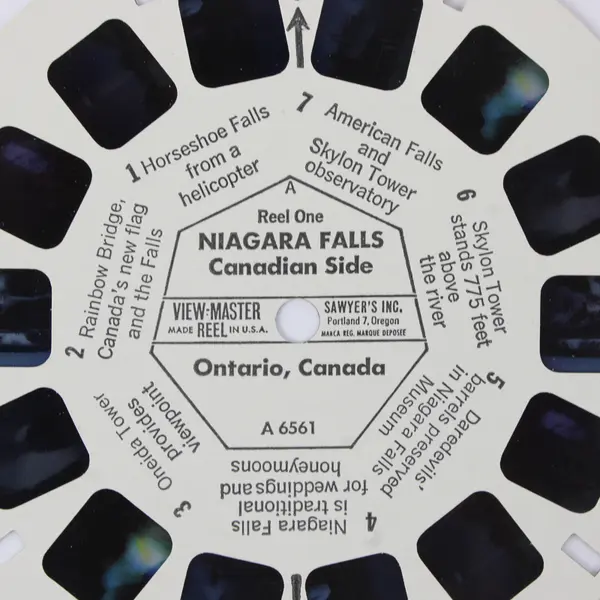 View Master Single Reel A 6561 Niagara Falls Canadian Side Ontario Canada 