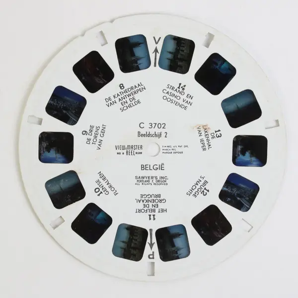 View Master Single Reel C 3702 Beeldschijf Belgie Belgium French Captions